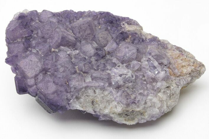 Purple Cubic Fluorite Crystal Cluster - Morocco #213145